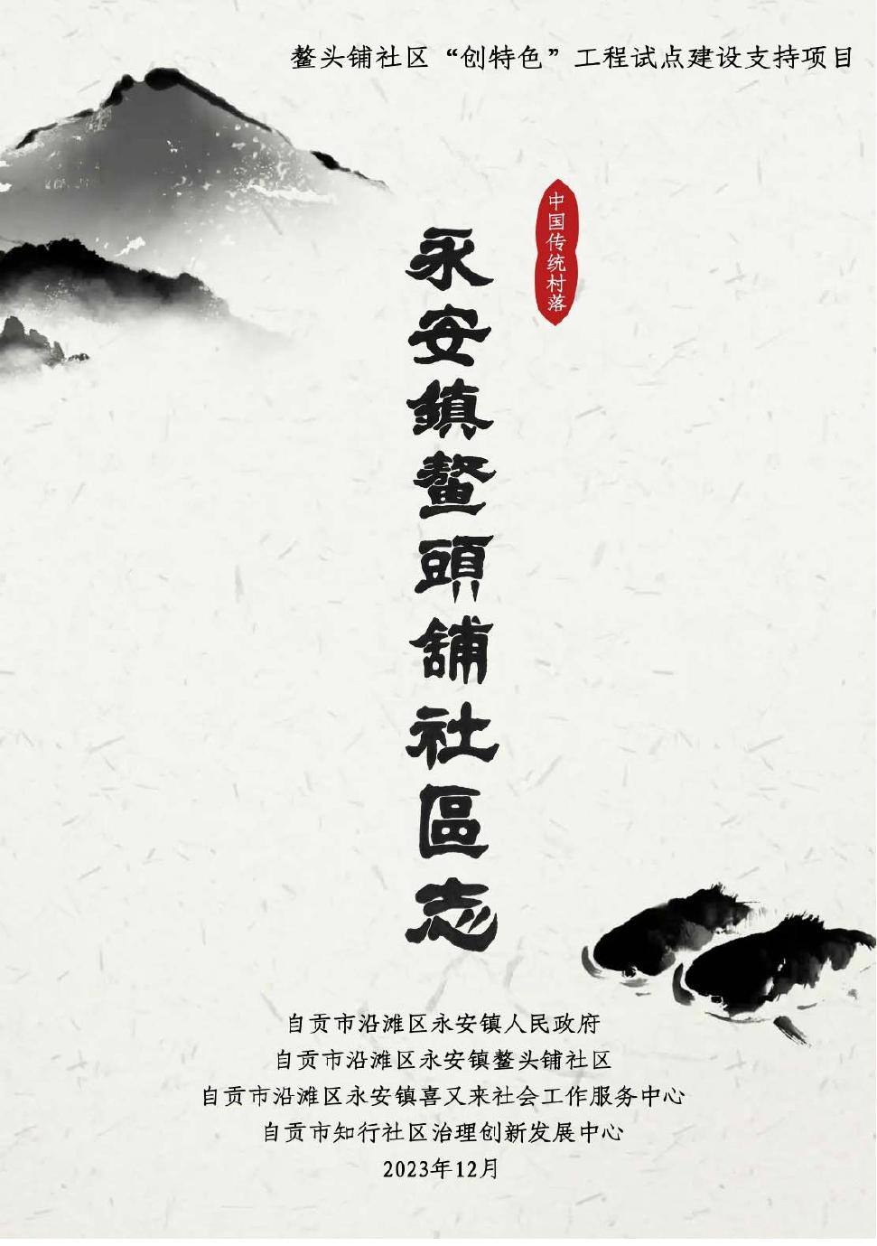 鳌头铺社区志封面